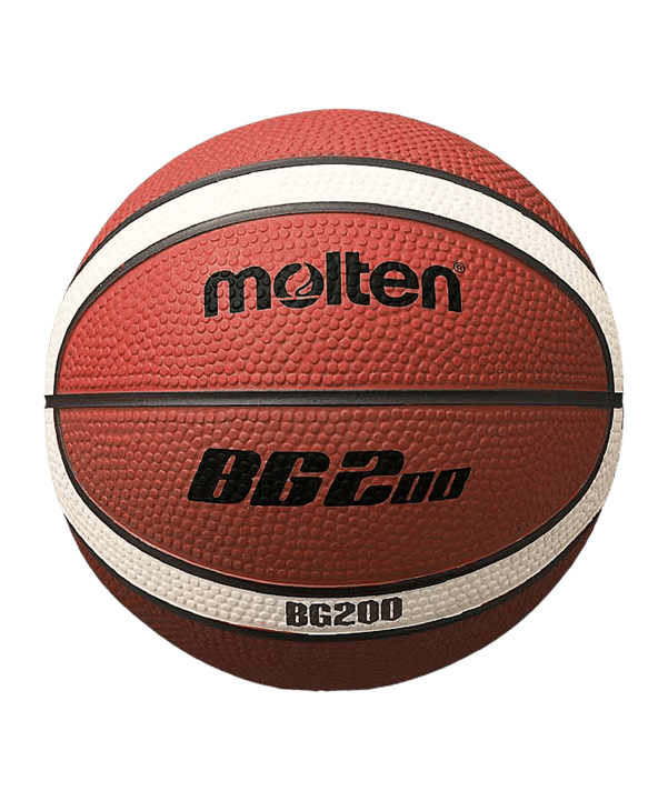 Ballon Basket Molten Outdoor – Taille 7, Cuir Synthétique, 610 G, Noir/Argenté, Résistant