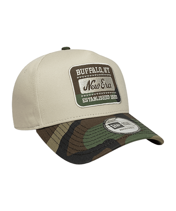 New Era E-Frame Camo Patch Cap Braun - braun