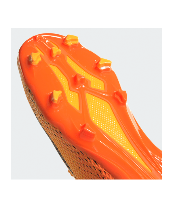 adidas X Speedportal.3 FG Heatspawn Kids Orange Gold Schwarz - gold