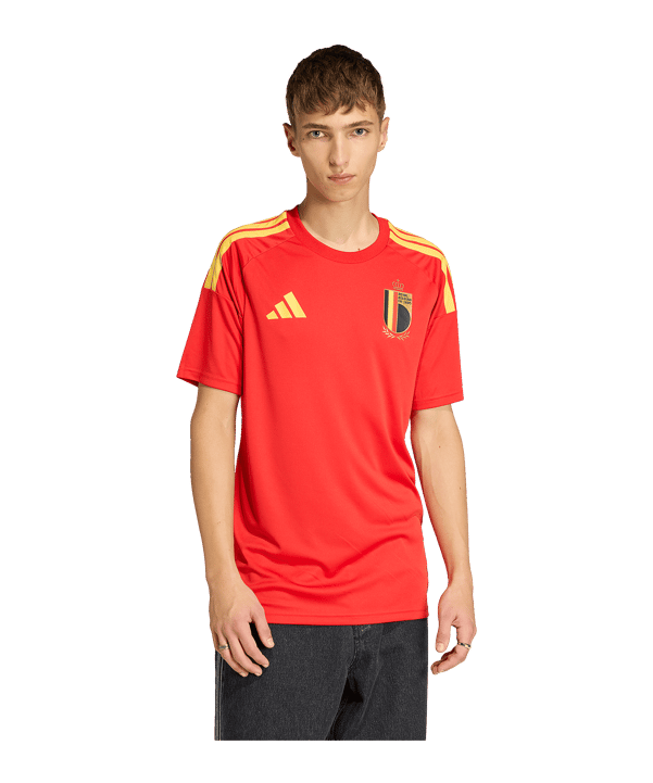 adidas KBVB Belgien Fan Trikot Home WM 2026 Rot - rot