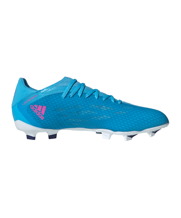 adidas X SPEEDFLOW.3 FG Sapphire Edge Blau Pink Weiss - blau