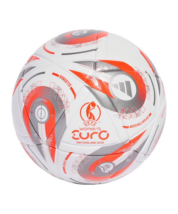 adidas League Final Trainingsball EM 2025 Weiß - weiss