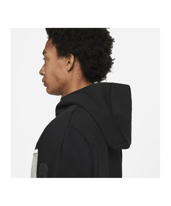 Nike Tech Fleece Windrunner Schwarz Grau F016 - schwarz