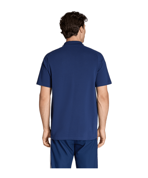 adidas Tiro 26 League Polo Dunkelblau - weiss