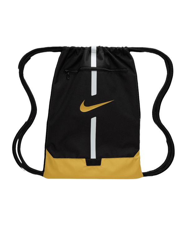 Nike Academy Gymsack (18L) Schwarz Gold F014 - schwarz