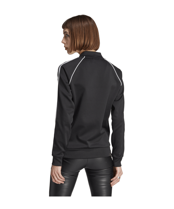 adidas Originals Adicolor Classic Tracktop Damen Schwarz - schwarz