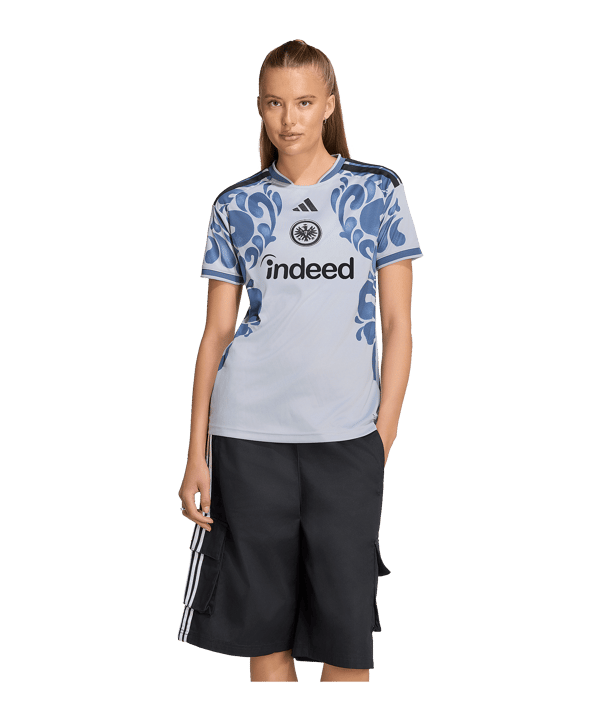 adidas Eintracht Frankfurt Maglietta 3rd 2026/2027 Donna Grigio - grigio