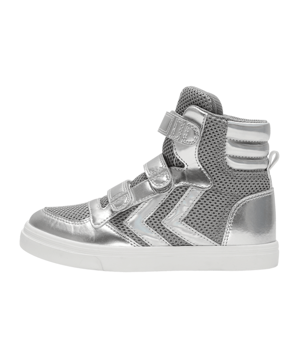 Hummel Stadil Glitter Sneaker Kids Grau F1100 - grau