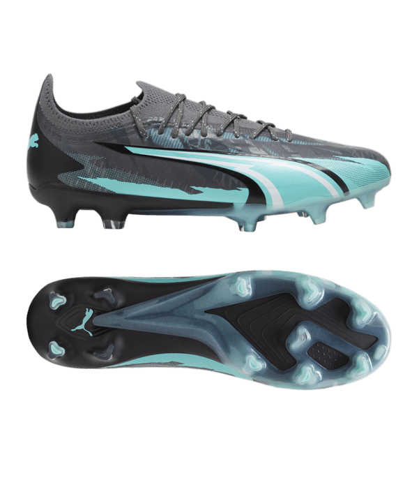 PUMA ULTRA Ultimate Rush FG/AG Grau Weiss Blau F01 - grau