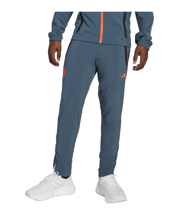 adidas FC Bayern München Tech Travel Hose Kids Grau - grau