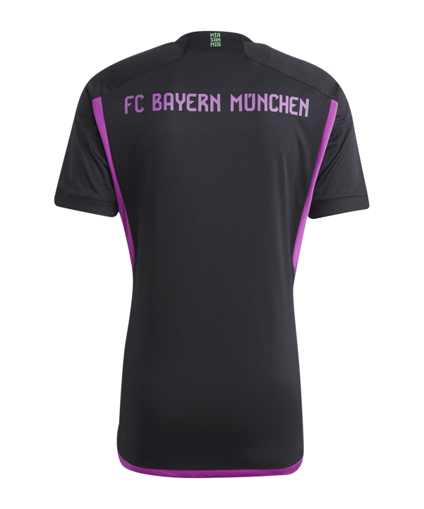adidas FC Bayern München Trikot Away 2023/2024 Schwarz - schwarz