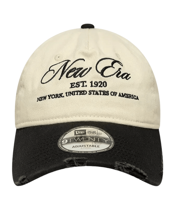 New Era Wash Distress 9Twenty Af Newera Capuchon Beige - beige