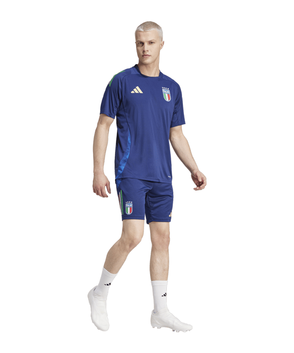 adidas Italien Trainingsshort EM 2024 Blau - blau