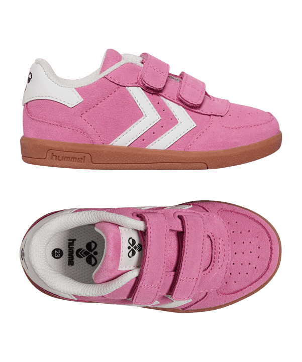 Hummel Victory Suede II Sneaker Kids Rosa F3195 - rosa
