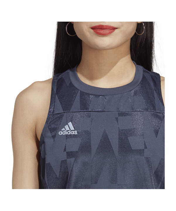 adidas Tiro Tanktop Damen Blau - blau