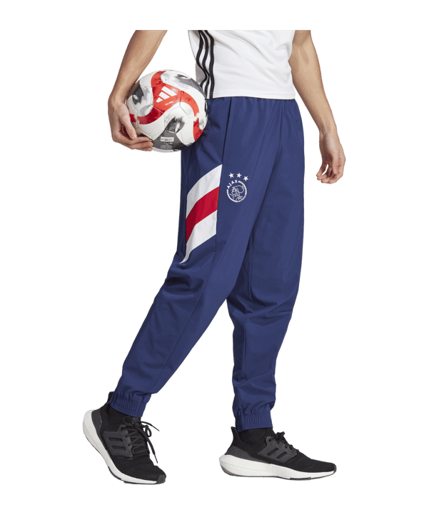 adidas Ajax Amsterdam Icon Trainingshose Blau - blau