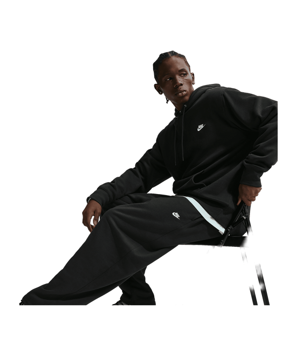 Nike Sportswear Club Oversized Jogginghose Schwarz F010 - schwarz