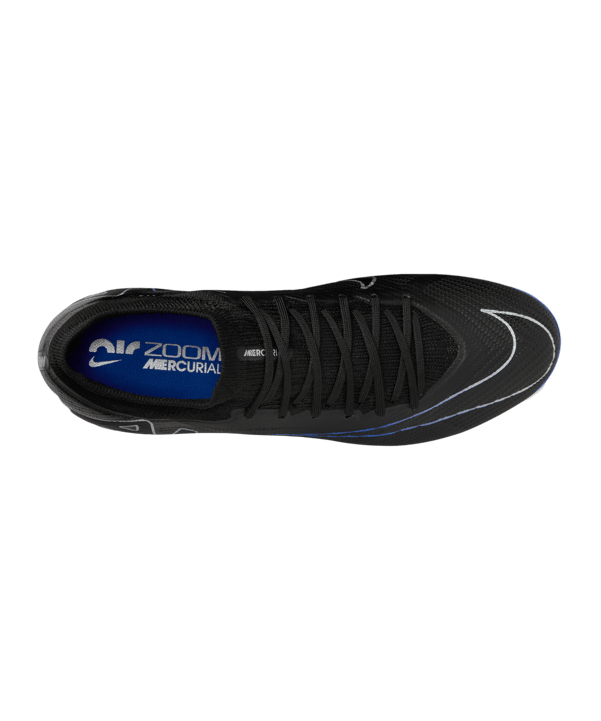 Nike Air Zoom Mercurial Vapor XV Pro FG Shadow Schwarz Silber Blau F040 - schwarz