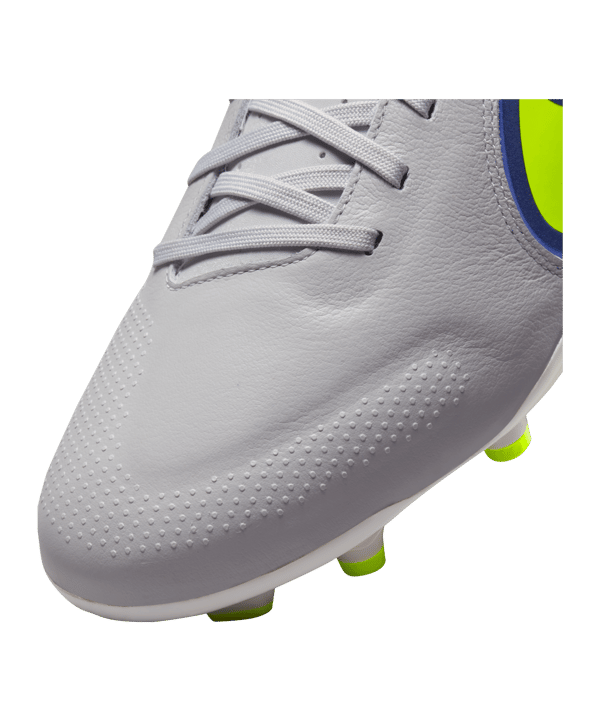 Nike Tiempo Legend IX Recharge Academy FG/MG Grau Gelb Blau F075 - grau