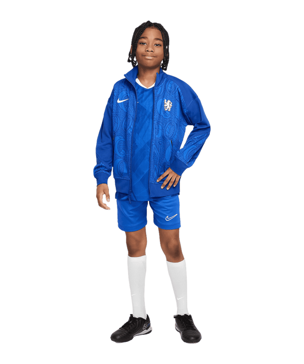 Nike FC Chelsea London Academy Pro Anthem Jacke Kids Blau F495 - blau
