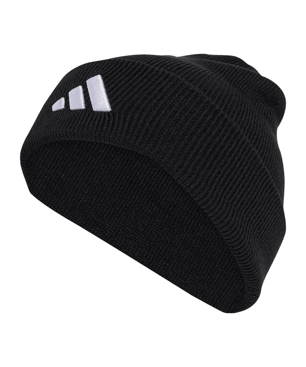 adidas New Logo Beanie Schwarz - schwarz