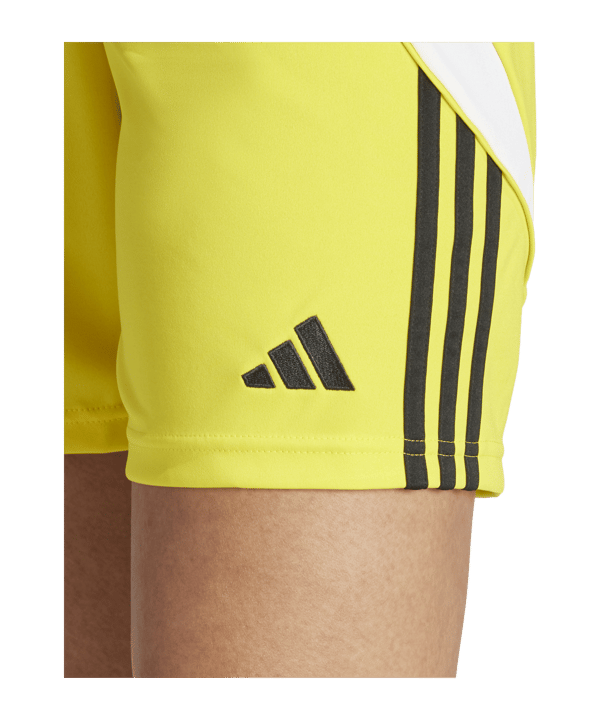 adidas Tiro 24 Short Damen Gelb Schwarz - gelb