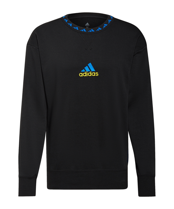 adidas Manchester United Icon Sweatshirt Schwarz - schwarz