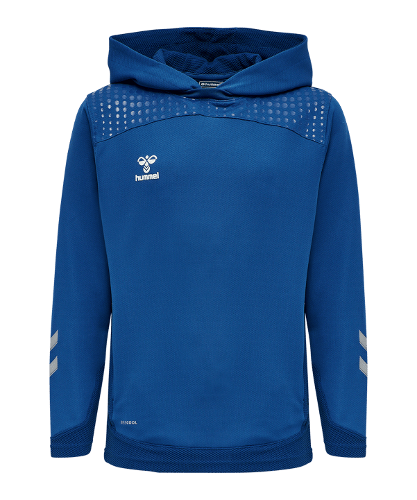 Hummel hmlLEAD Hoody Kids Blau F7045 - blau