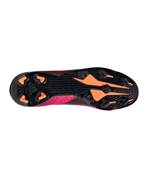adidas X GHOSTED.3 LL FG Superspectral Pink Schwarz Orange - pink