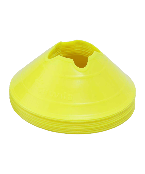Cawila Markierungshauben M | 10er Set | Durchmesser 20cm, Höhe 6cm | neongelb - gelb
