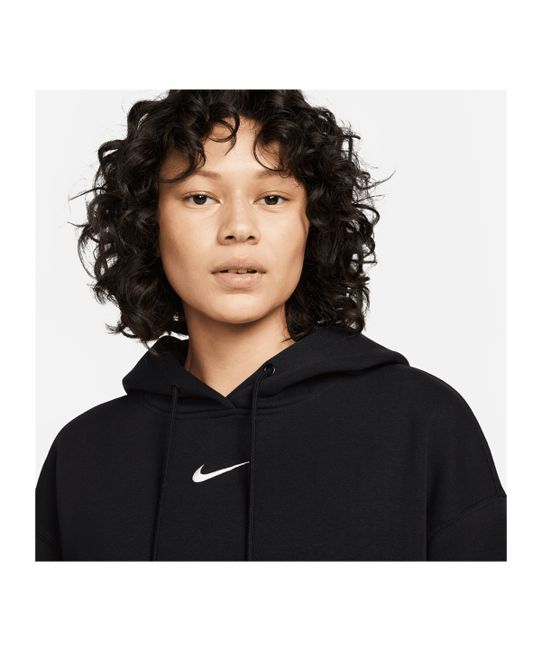 Nike Phoenix Oversized Hoody Damen Schwarz F010 - schwarz