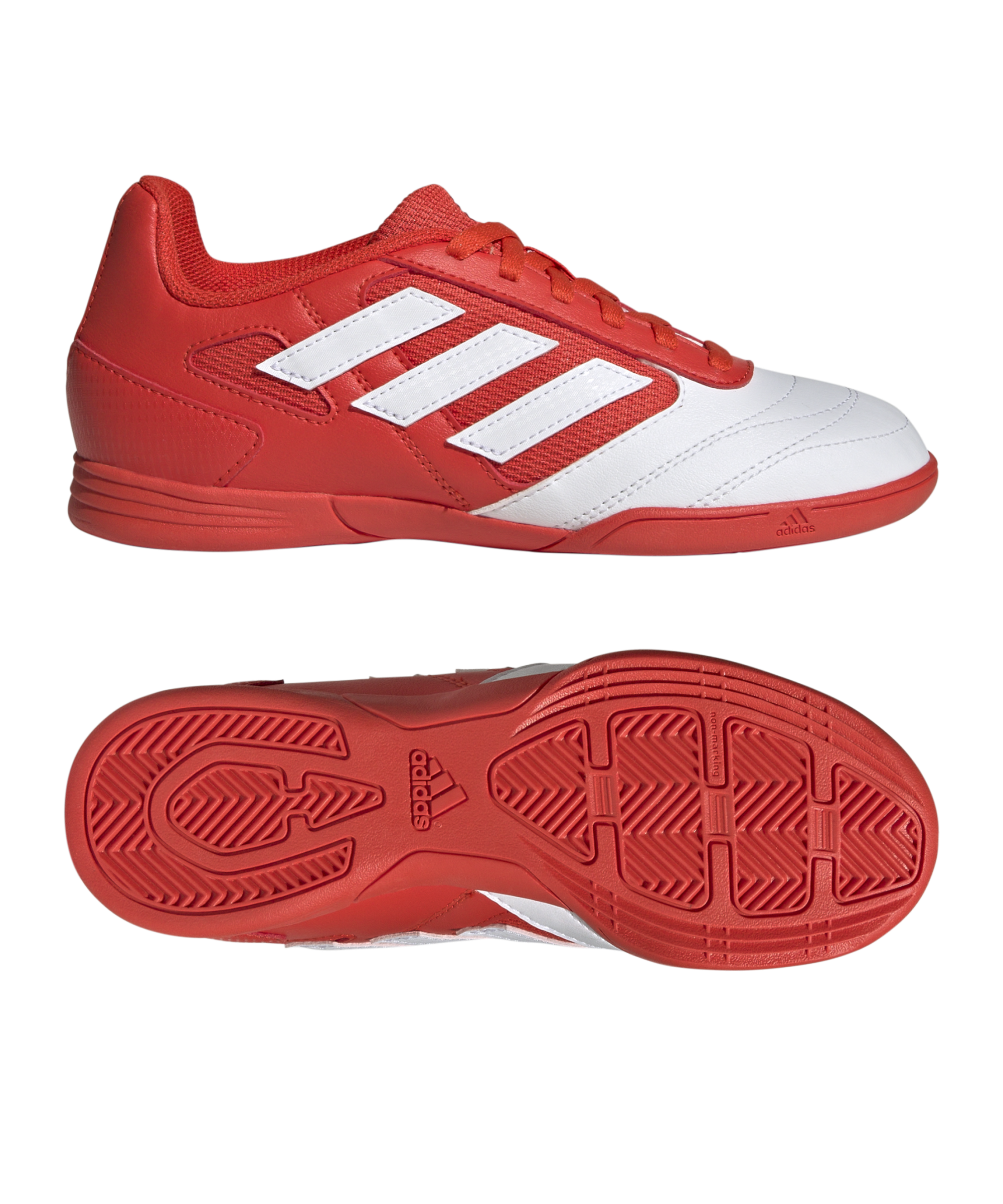 adidas Super Sala 2 IN Halle Crazyrush Kids Orange Weiss - orange