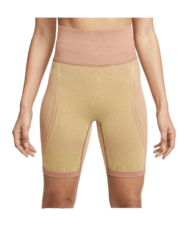 Nike ADV 7in Short Damen Rosa Gelb Grau F668 - rosa