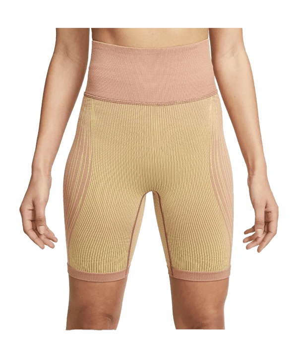 Nike ADV 7in Short Damen Rosa Gelb Grau F668