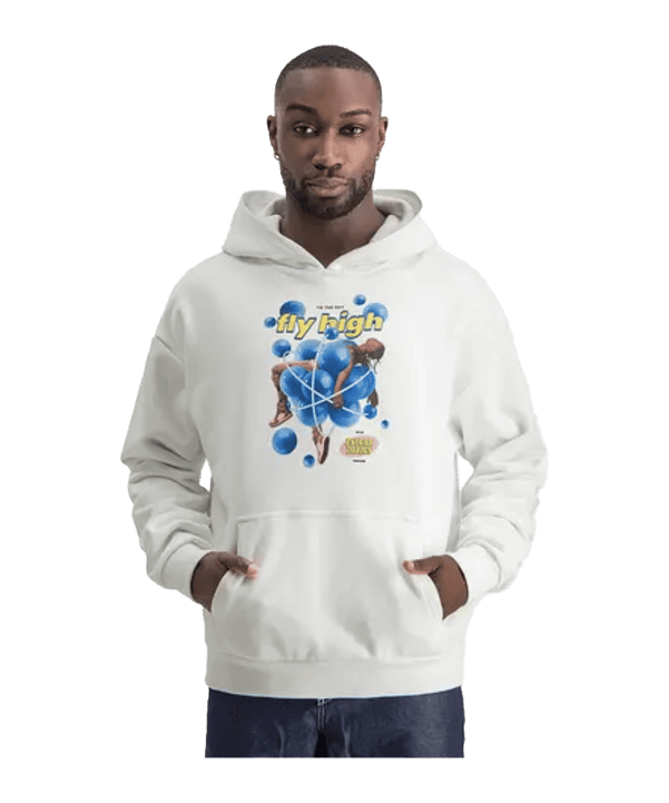 Mister Tee Psychadellic Oversized Hoody Weiß - weiss