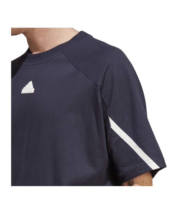 adidas Designed 4 Gameday Tee Blue - blau