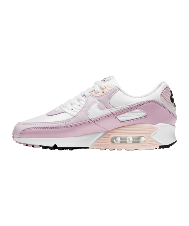 Nike Air Max 90 Damen Weiss Rosa F100 - weiss