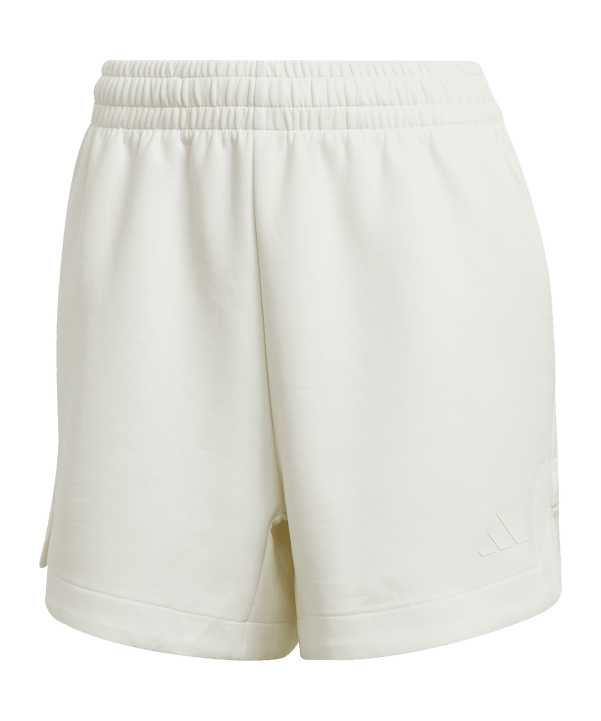 adidas Soft Lux Loose Short Damen Weiß - weiss