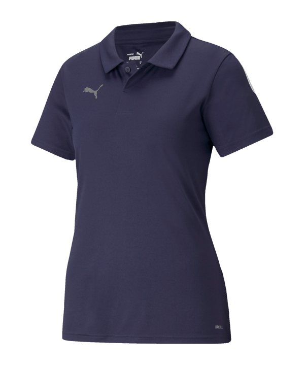 PUMA teamLIGA Sideline Polo Damen Dunkelblau F06 - blau