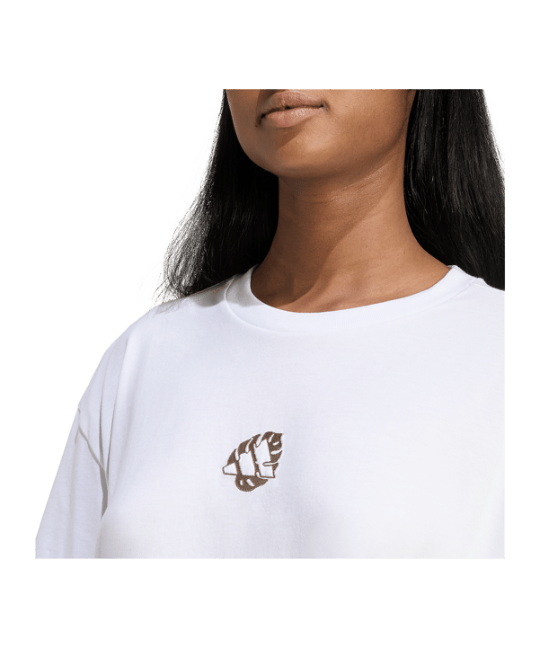 adidas Animal Oversize T-Shirt Damen Weiß - weiss
