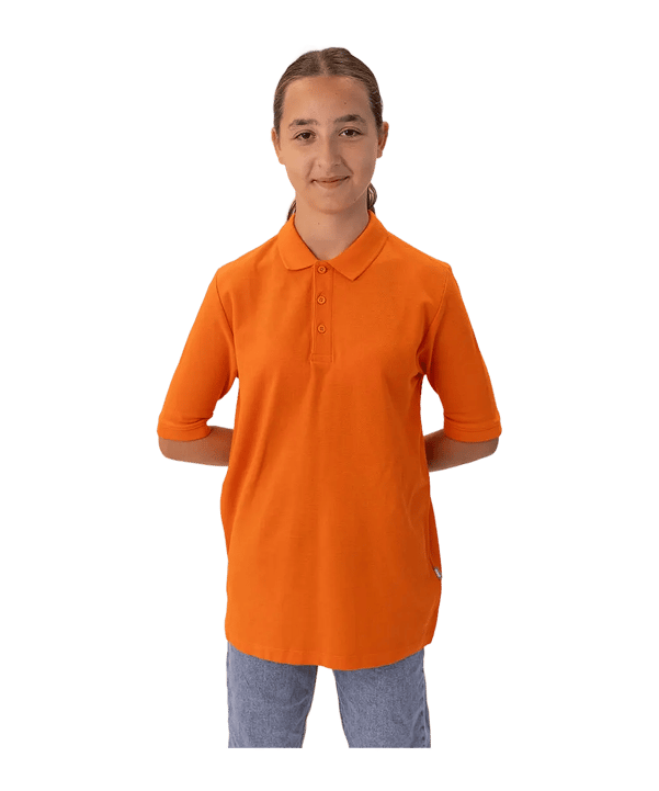 JAKO Organic Polo Shirt Kids Orange F360 - orange