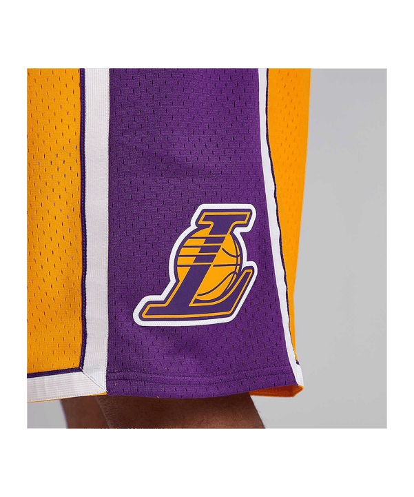 Mitchell and Ness NBA Los Angeles Lakers NBA LA Lakers Short Gold - gold