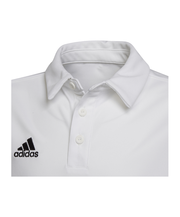 adidas Entrada 22 Poloshirt Kids Weiss - weiss