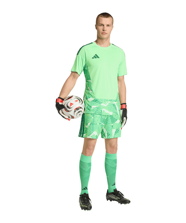 adidas Tiro 26 Torwarttrikot Kurzarm Grün - gruen