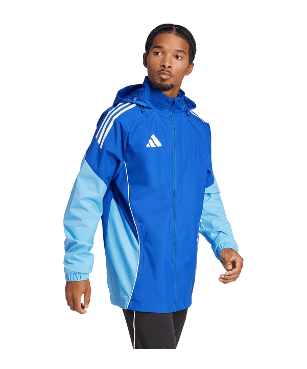 adidas Tiro 25 Competition Regenjacke Blau - blau