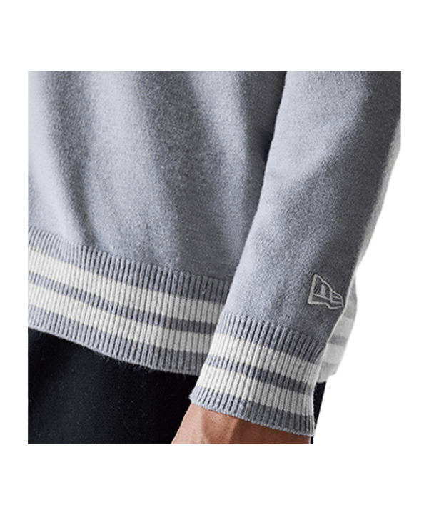 New Era MLB Knit Los Angeles Dodgers Jacke Grau - grau