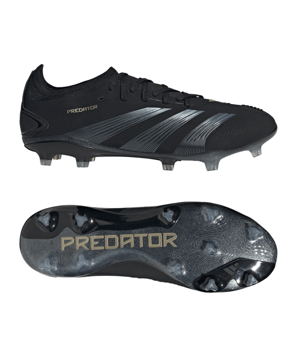 adidas Predator Pro FG Dark Spark Schwarz Grau - schwarz