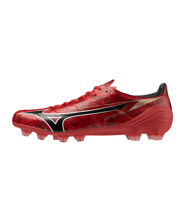 Mizuno Alpha II Pro FG Ruby Red 40th Anniversary Rot F60 - rot