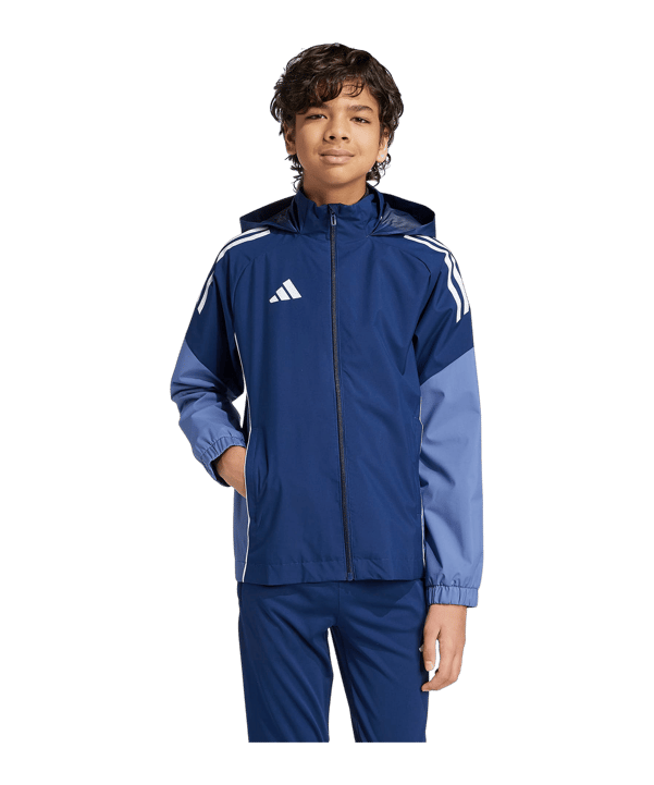 adidas Tiro 25 Competition Regenjacke Kids Blau - blau