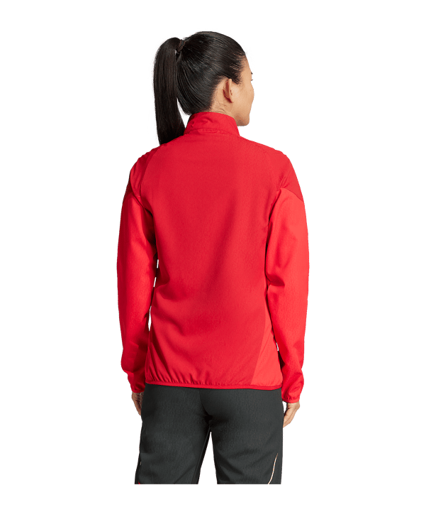 adidas Tiro 25 Competition Präsentationsjacke Damen Rot - rot